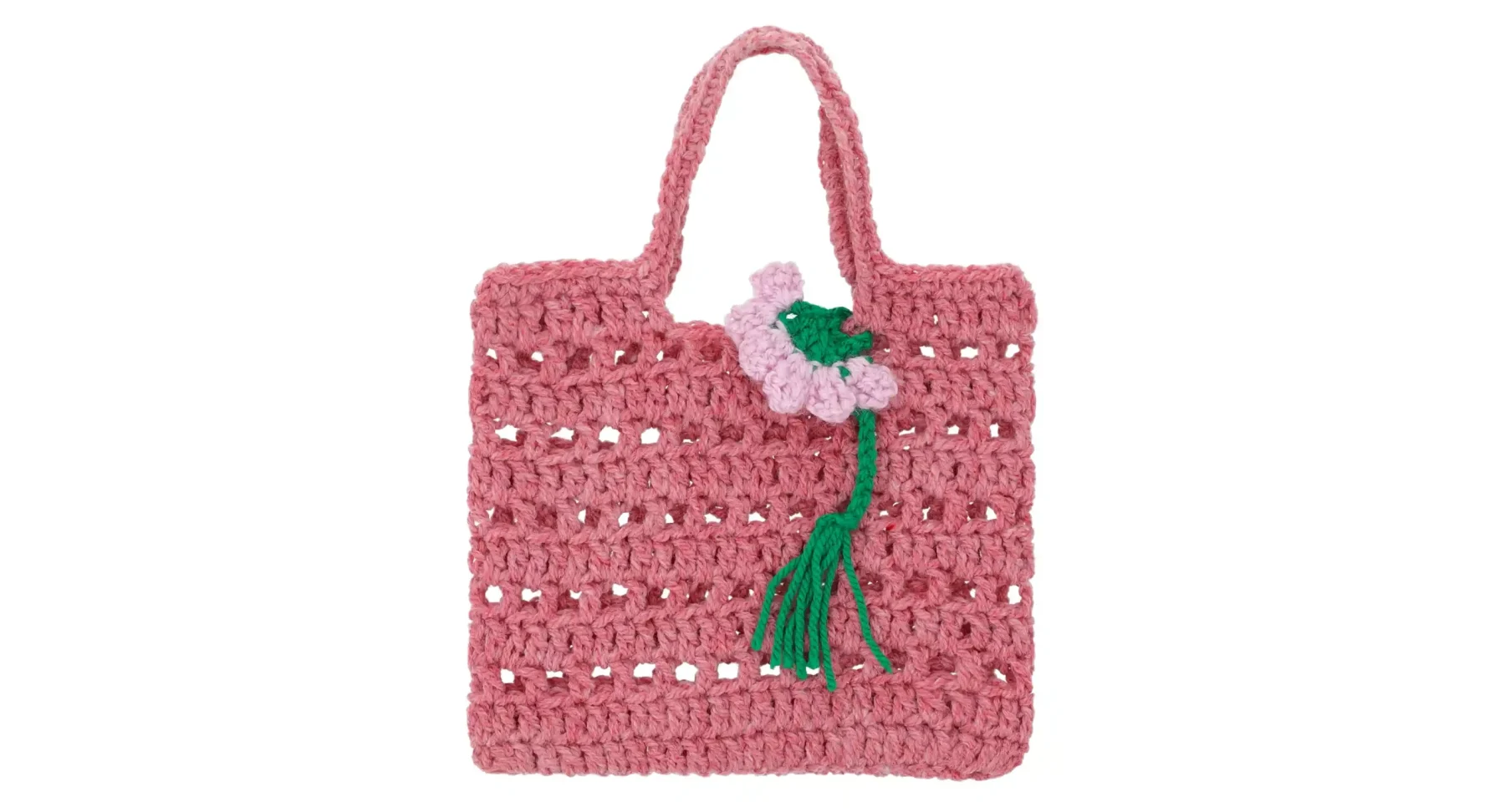 Handcrafted Pink Blossom Bag