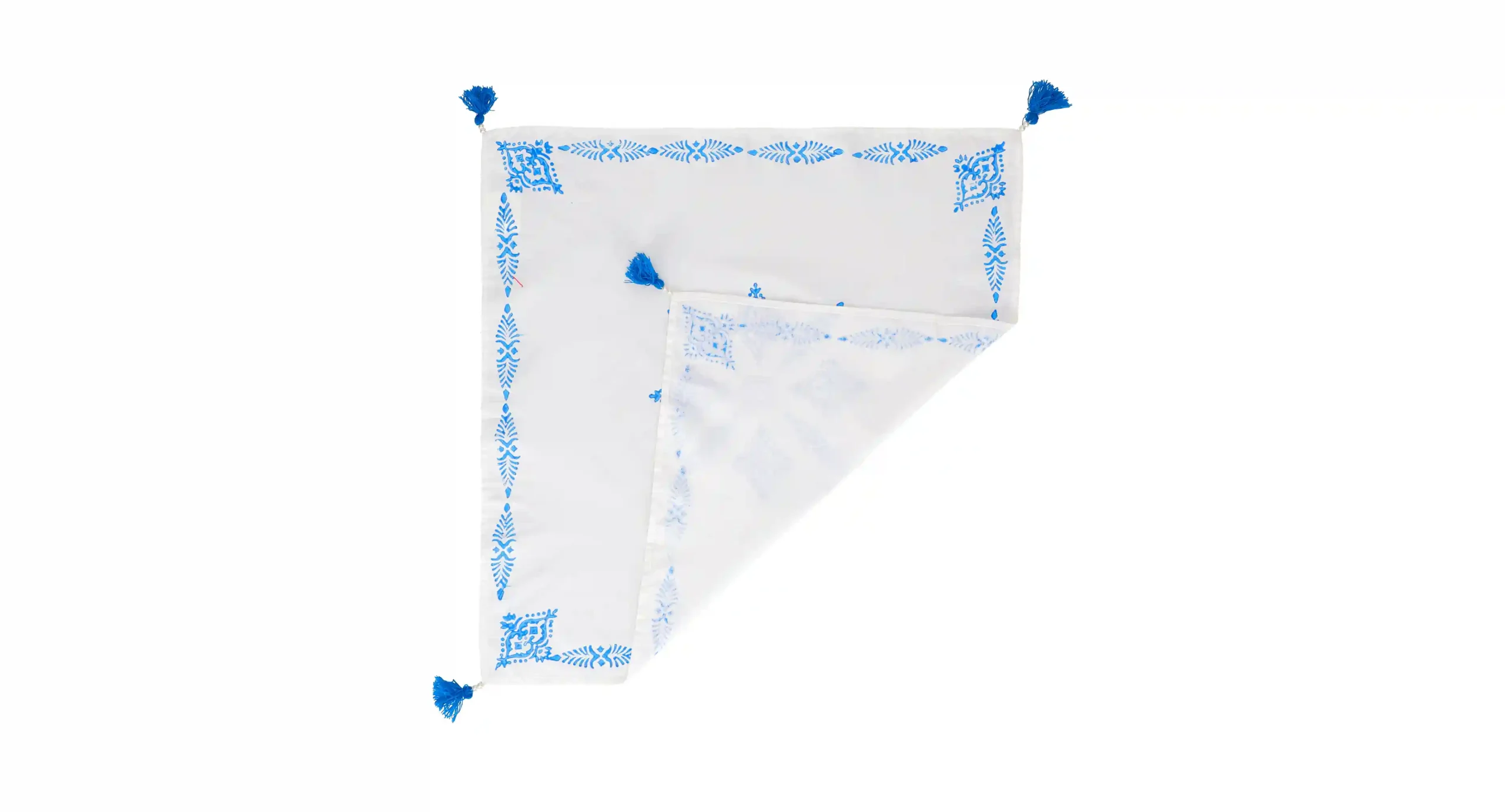 Blue and White Decorative Square - Image 2