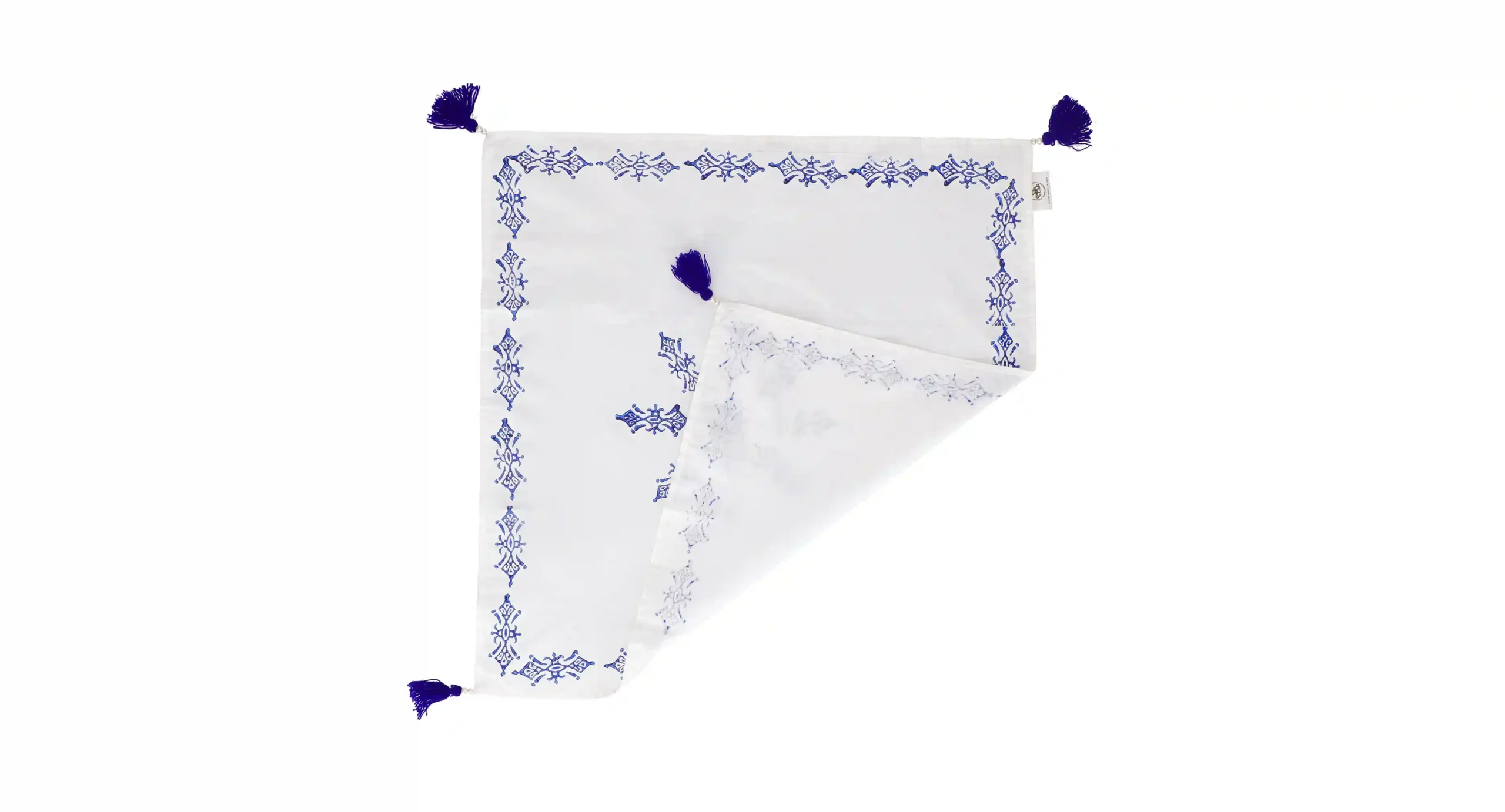 Blue Snowflake Decorative Square - Image 2