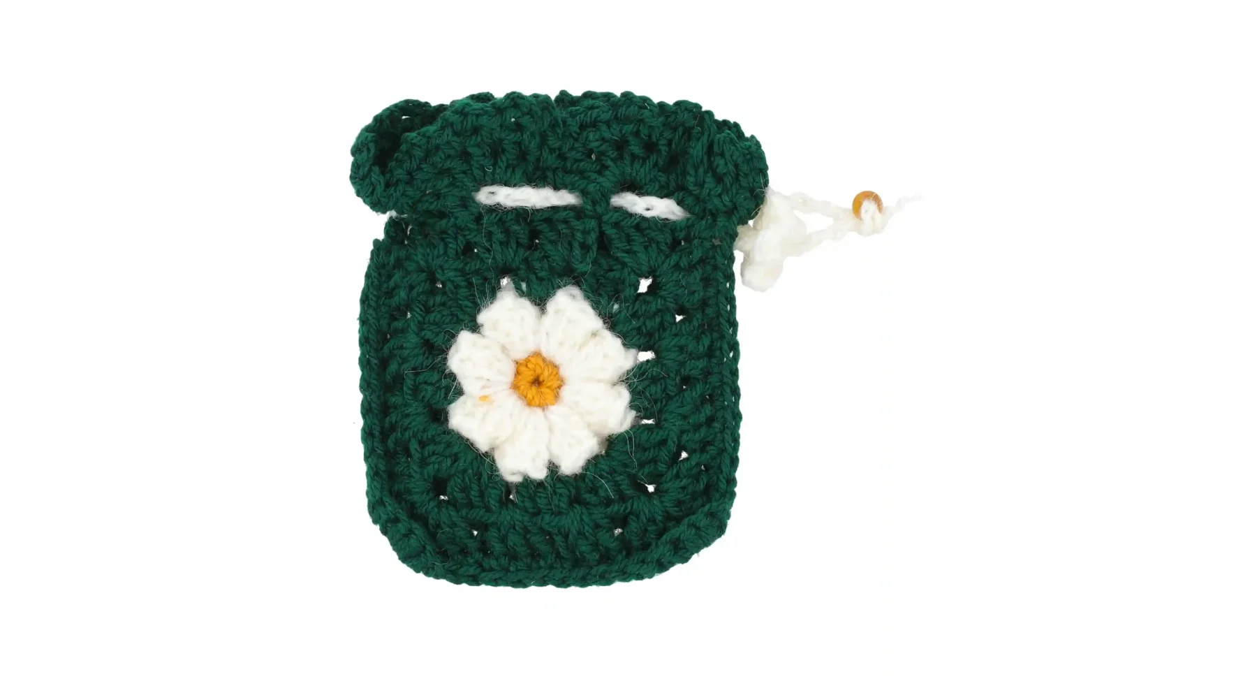Daisy Crochet Pouch
