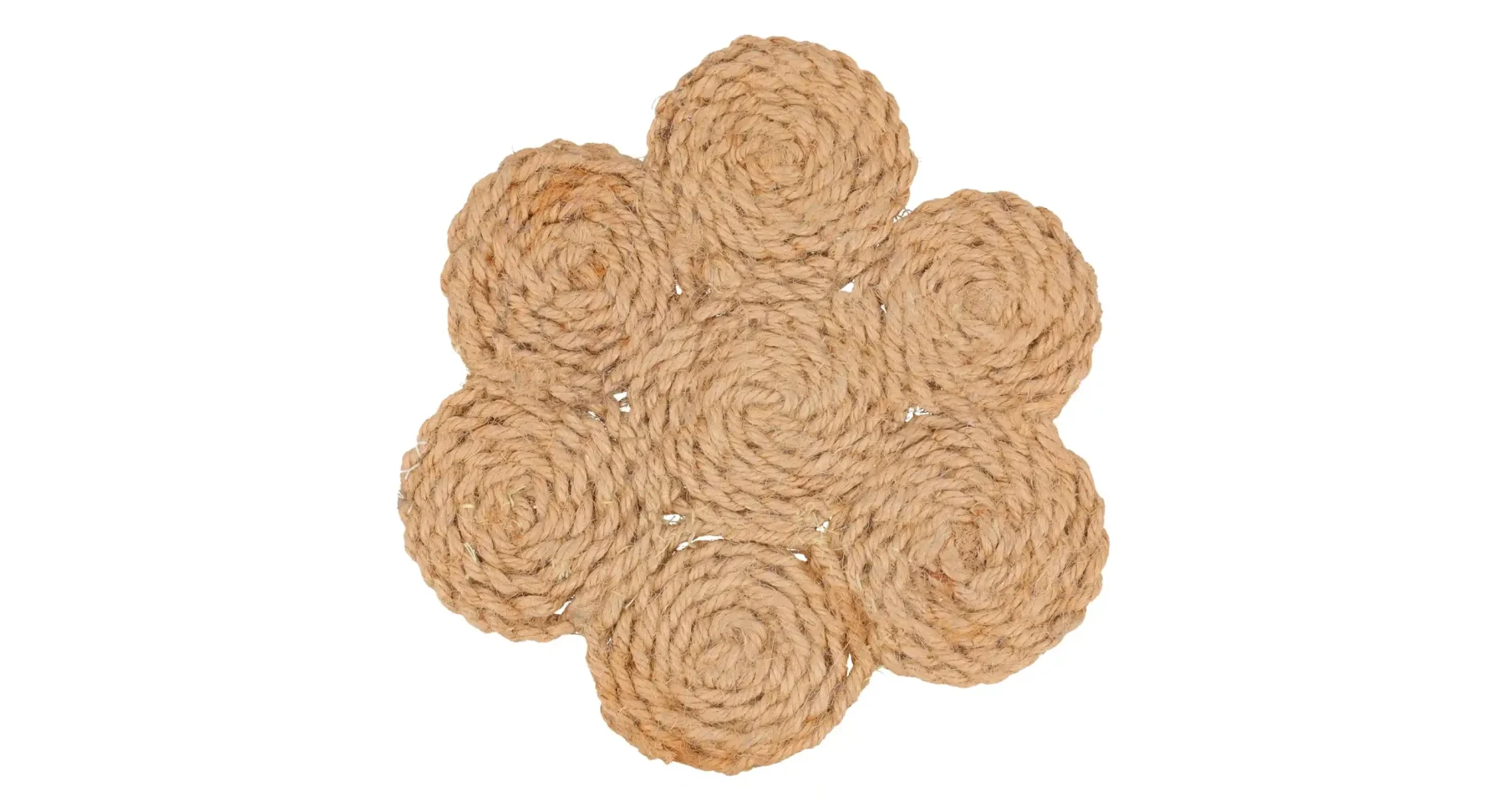 Jute Flower Coaster