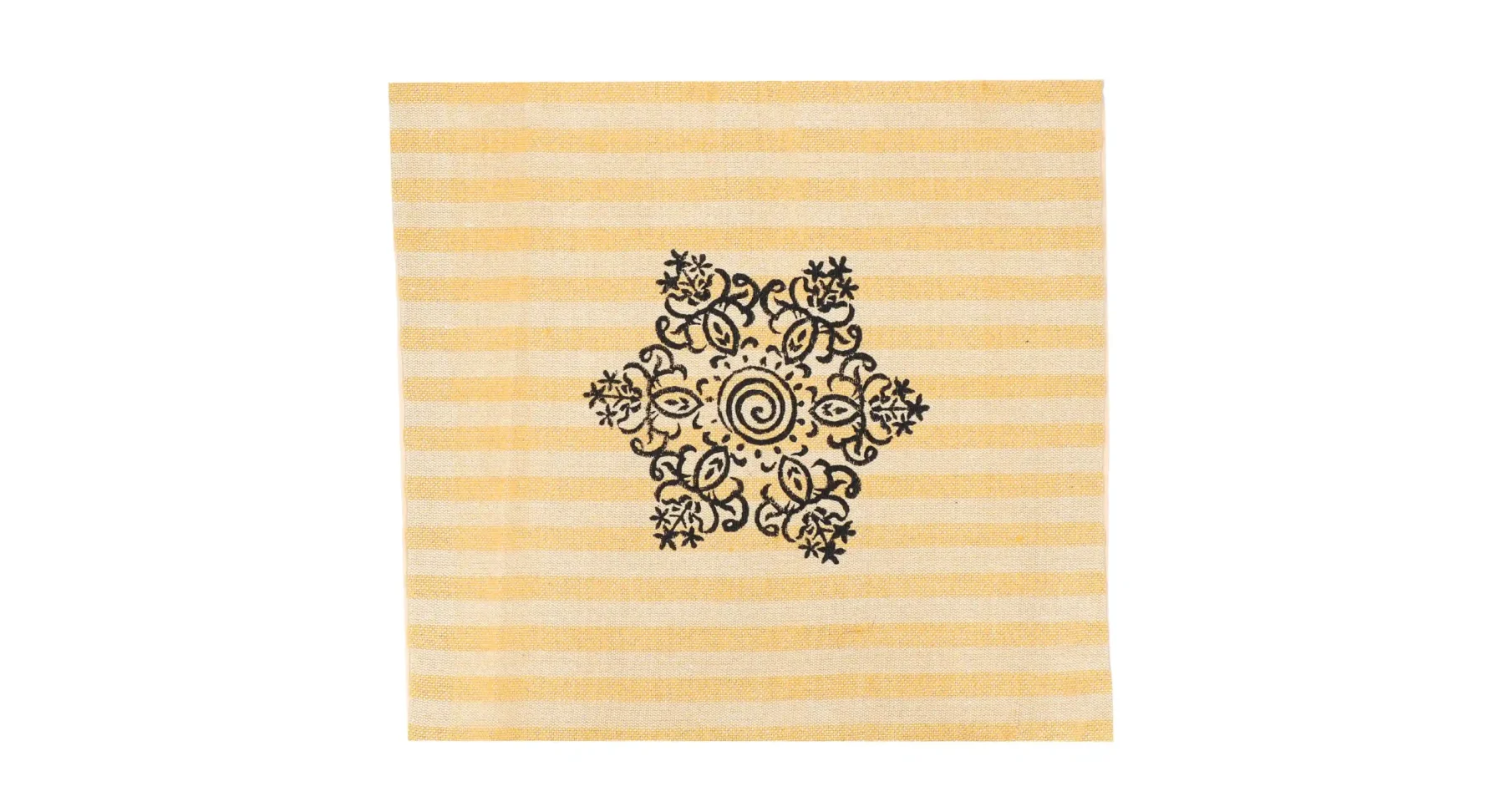 Striped Bloom Cushion Cover