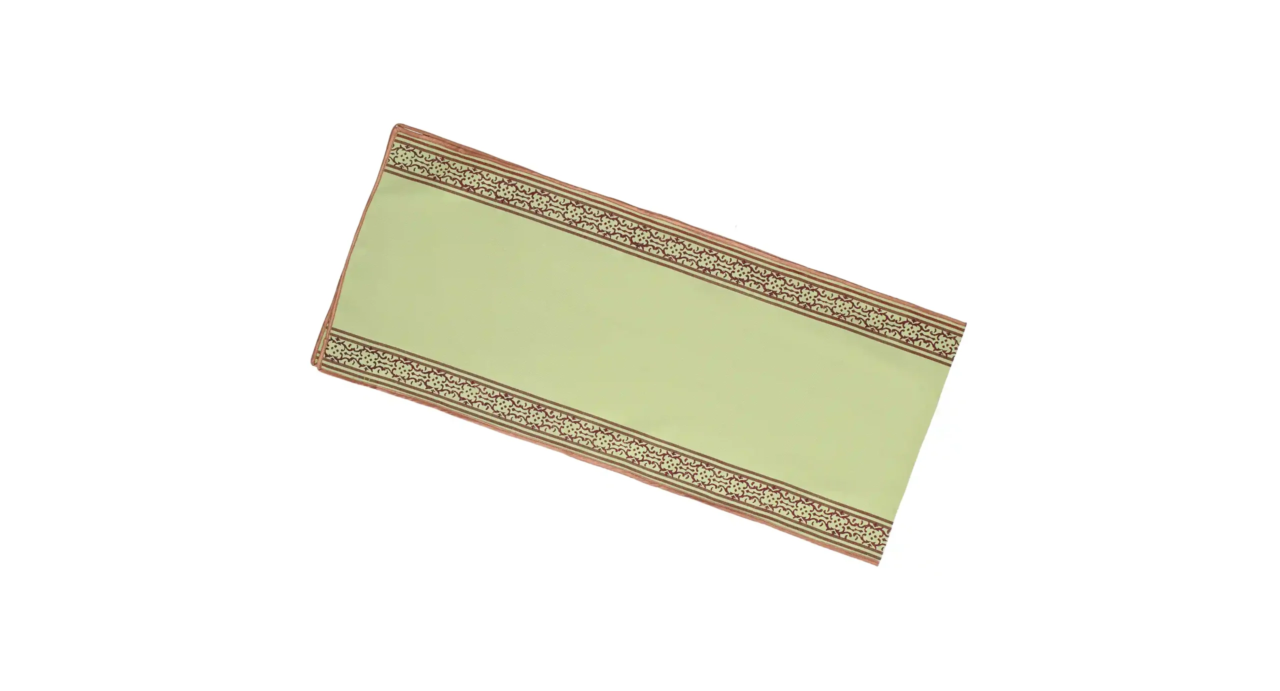 Green Floral Table Runner